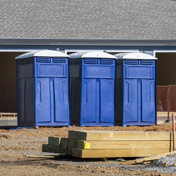 what is the maximum capacity for a single porta potty in Lowell Vermont